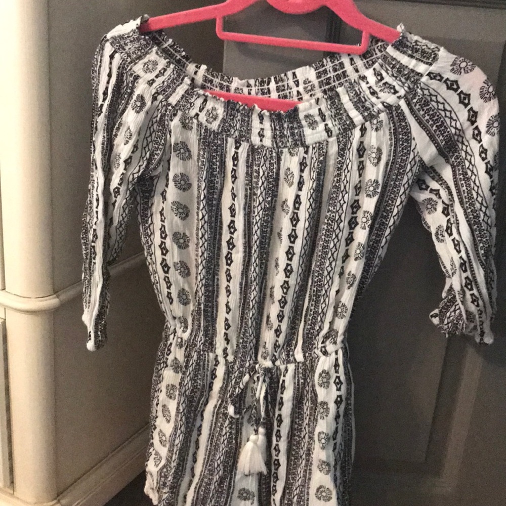Off the shoulder romper